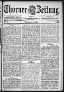 Thorner Zeitung 1897, Nr. 51