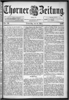 Thorner Zeitung 1897, Nr. 70