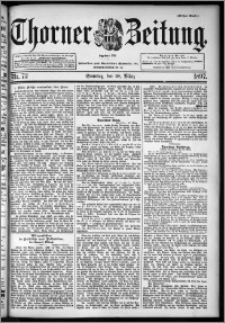 Thorner Zeitung 1897, Nr. 73 Erstes Blatt