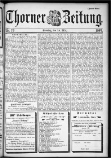 Thorner Zeitung 1897, Nr. 73 Zweites Blatt
