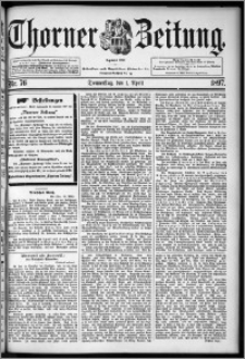 Thorner Zeitung 1897, Nr. 76