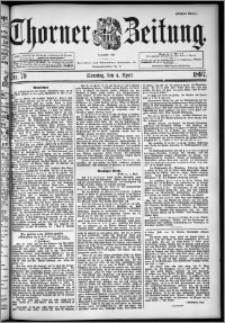 Thorner Zeitung 1897, Nr. 79 Erstes Blatt