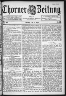 Thorner Zeitung 1897, Nr. 86 Erstes Blatt
