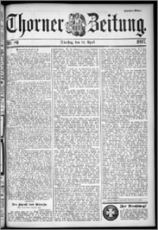 Thorner Zeitung 1897, Nr. 86 Zweites Blatt
