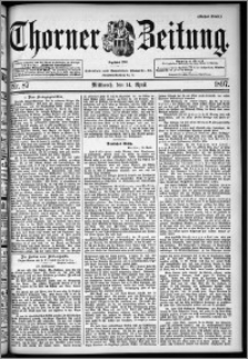 Thorner Zeitung 1897, Nr. 87 Erstes Blatt