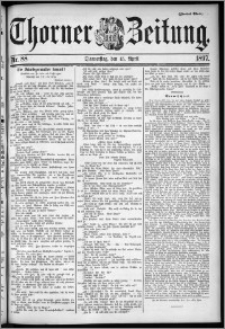 Thorner Zeitung 1897, Nr. 88 Zweites Blatt