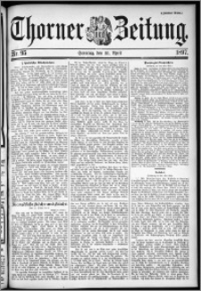 Thorner Zeitung 1897, Nr. 95 Zweites Blatt