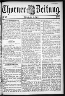 Thorner Zeitung 1897, Nr. 97 Zweites Blatt
