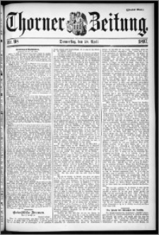Thorner Zeitung 1897, Nr. 98 Zweites Blatt