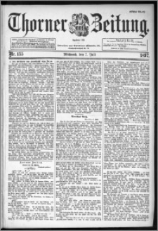 Thorner Zeitung 1897, Nr. 155 Erstes Blatt