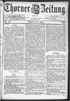 Thorner Zeitung 1897, Nr. 191 Erstes Blatt