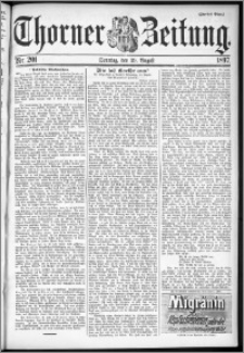 Thorner Zeitung 1897, Nr. 201 Zweites Blatt