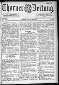 Thorner Zeitung 1897, Nr. 221 Erstes Blatt