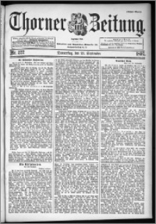Thorner Zeitung 1897, Nr. 222 Erstes Blatt