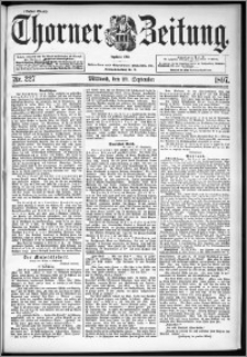 Thorner Zeitung 1897, Nr. 227 Erstes Blatt