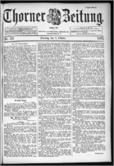 Thorner Zeitung 1897, Nr. 231 Erstes Blatt