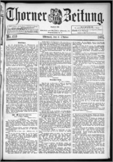 Thorner Zeitung 1897, Nr. 233