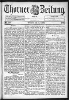 Thorner Zeitung 1897, Nr. 242 + Beilage