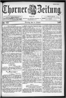 Thorner Zeitung 1897, Nr. 255 Erstes Blatt