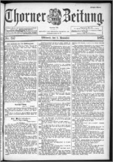 Thorner Zeitung 1897, Nr. 257 Erstes Blatt
