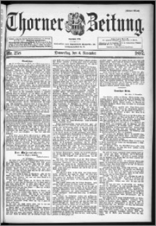 Thorner Zeitung 1897, Nr. 258 Erstes Blatt