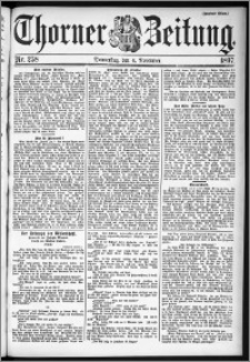 Thorner Zeitung 1897, Nr. 258 Zweites Blatt