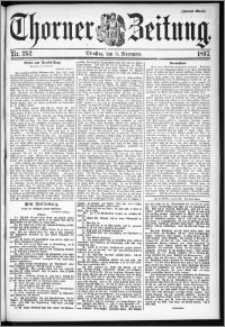 Thorner Zeitung 1897, Nr. 262 Zweites Blatt