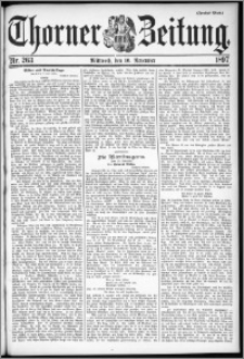 Thorner Zeitung 1897, Nr. 263 Zweites Blatt