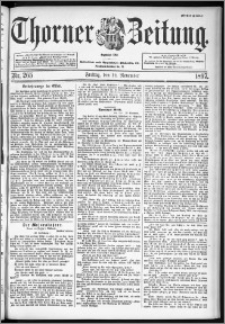 Thorner Zeitung 1897, Nr. 265 Erstes Blatt