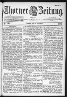 Thorner Zeitung 1897, Nr. 268 Erstes Blatt