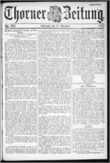 Thorner Zeitung 1897, Nr. 269 Zweites Blatt