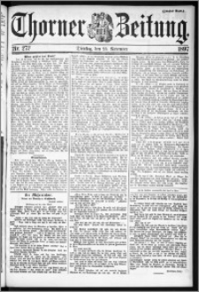Thorner Zeitung 1897, Nr. 273 Zweites Blatt