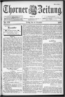 Thorner Zeitung 1897, Nr. 276 Erstes Blatt