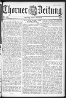 Thorner Zeitung 1897, Nr. 278 Zweites Blatt