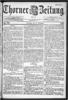 Thorner Zeitung 1897, Nr. 290 Erstes Blatt