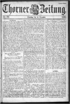 Thorner Zeitung 1897, Nr. 291 Zweites Blatt