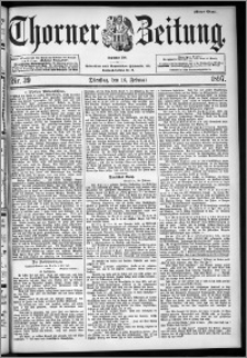 Thorner Zeitung 1897, Nr. 39 Erstes Blatt