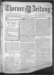 Thorner Zeitung 1898, Nr. 1 Erstes Blatt