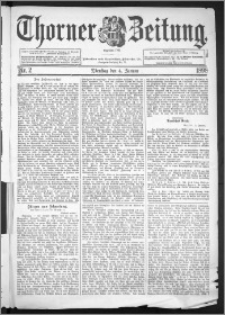 Thorner Zeitung 1898, Nr. 2