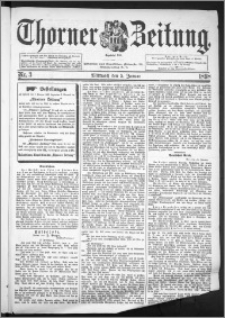 Thorner Zeitung 1898, Nr. 3
