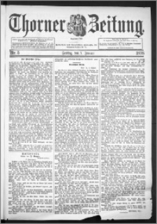 Thorner Zeitung 1898, Nr. 5