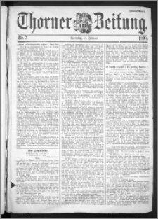 Thorner Zeitung 1898, Nr. 7 Zweites Blatt