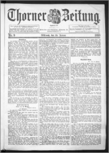 Thorner Zeitung 1898, Nr. 9
