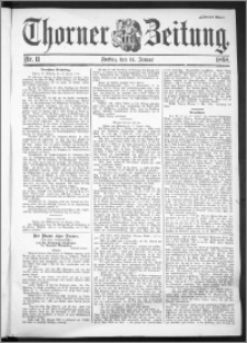 Thorner Zeitung 1898, Nr. 11 Zweites Blatt