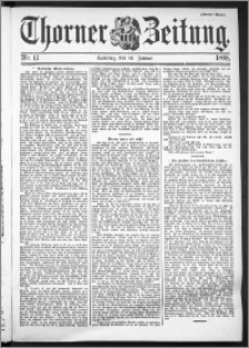 Thorner Zeitung 1898, Nr. 13 Zweites Blatt