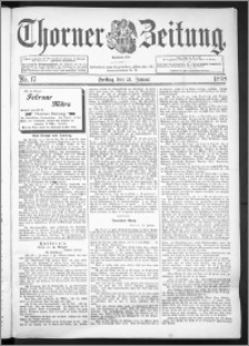 Thorner Zeitung 1898, Nr. 17