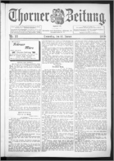 Thorner Zeitung 1898, Nr. 22