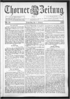 Thorner Zeitung 1898, Nr. 28