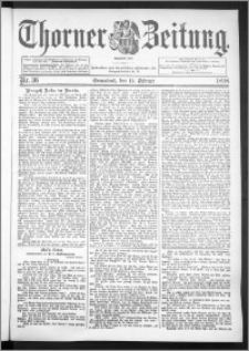 Thorner Zeitung 1898, Nr. 36