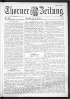 Thorner Zeitung 1898, Nr. 37 Zweites Blatt